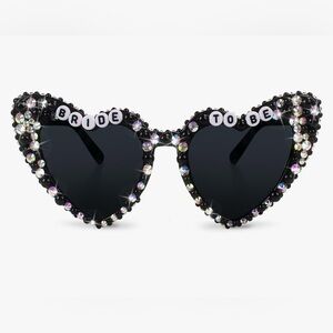 Black and Silver 'Bride to Be' Sunglasses